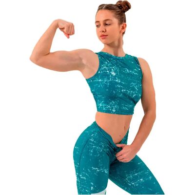 Nebbia Top De Sport Crop Rough Girl 617 Green XS - Publicité Nebbia Top De Sport Crop Rough Girl 617 Green XS - Publicité