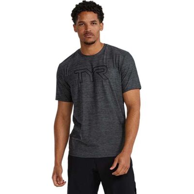 Tyr T-shirt à Manches Courtes Airtec Big Logo Solid Dark Grey XL - Publicité Tyr T-shirt à Manches Courtes Airtec Big Logo Solid Dark Grey XL - Publicité