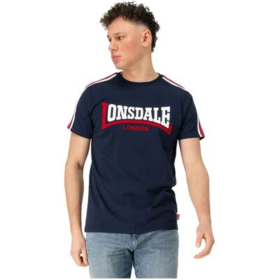 Lonsdale T-shirt à Manches Courtes Merryn Navy / White / Red 2XL - Publicité Lonsdale T-shirt à Manches Courtes Merryn Navy / White / Red 2XL - Publicité