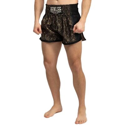 Benlee Shorts De Boxe Thaï Goldstone Black / Gold S - Publicité Benlee Shorts De Boxe Thaï Goldstone Black / Gold S - Publicité
