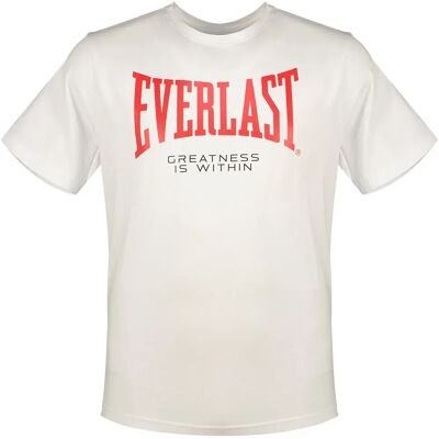 Everlast T-shirt à Manches Courtes White / White / White S - Publicité Everlast T-shirt à Manches Courtes White / White / White S - Publicité