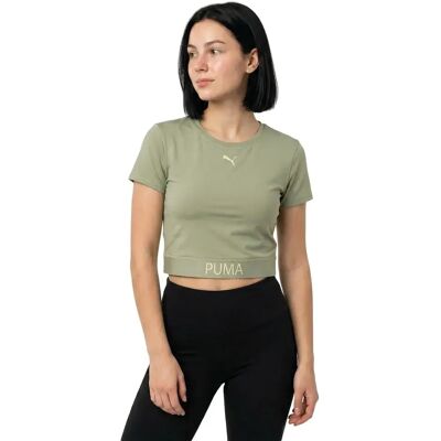 Puma T-shirt à Manches Courtes Strong Lux Army L - Publicité Puma T-shirt à Manches Courtes Strong Lux Army L - Publicité