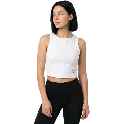 Puma T-shirt Sans Manches X Hyrox Rib Crop PUMA White M - Publicité Puma T-shirt Sans Manches X Hyrox Rib Crop PUMA White M - Publicité