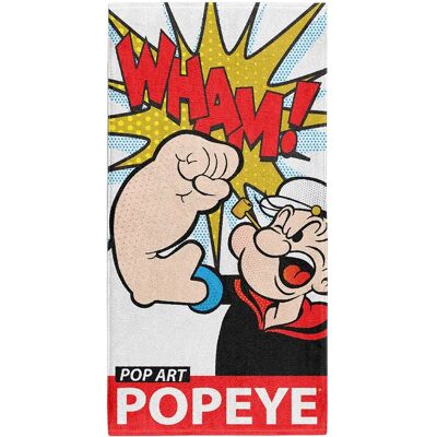 Otso Serviette En Microfibre Popeye Pop Art Multicolour One Size - Publicité Otso Serviette En Microfibre Popeye Pop Art Multicolour One Size - Publicité