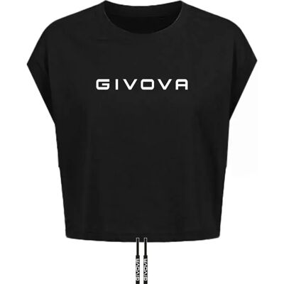Givova T-shirt à Manches Courtes Cropped Black XS - Publicité Givova T-shirt à Manches Courtes Cropped Black XS - Publicité