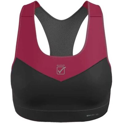 Givova Top De Sport Printed Black / Cherry XS - Publicité Givova Top De Sport Printed Black / Cherry XS - Publicité