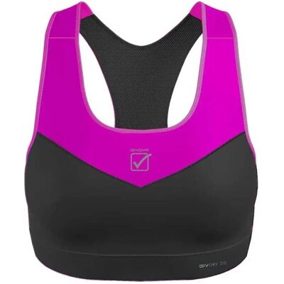 Givova Top De Sport Printed Black / Fuchsia XS - Publicité Givova Top De Sport Printed Black / Fuchsia XS - Publicité