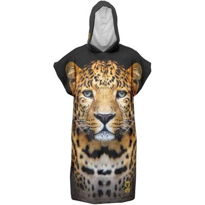Otso Poncho Leopard Black / Leopard One Size - Publicité Otso Poncho Leopard Black / Leopard One Size - Publicité