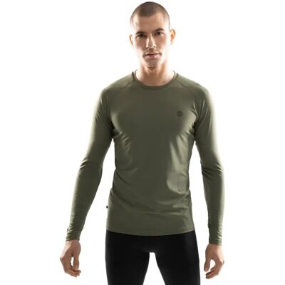 Siroko T-shirt à Manches Longues Wild Green 2XL - Publicité Siroko T-shirt à Manches Longues Wild Green 2XL - Publicité