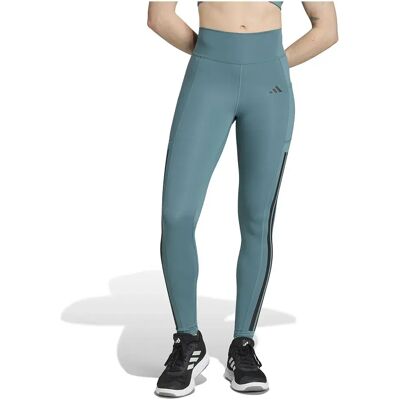 Adidas Leggings Optime 3 Stripes Full Length Preloved Teal S - Publicité Adidas Leggings Optime 3 Stripes Full Length Preloved Teal S - Publicité
