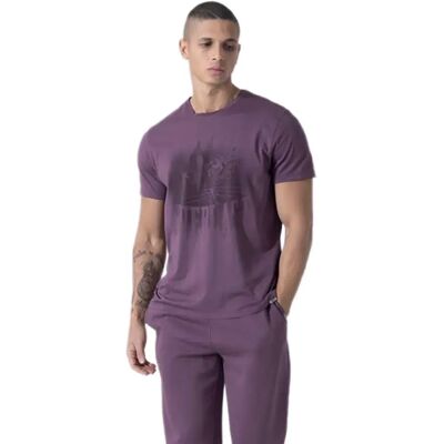 Everlast T-shirt à Manches Courtes Fading Graphic Burgundy S - Publicité Everlast T-shirt à Manches Courtes Fading Graphic Burgundy S - Publicité
