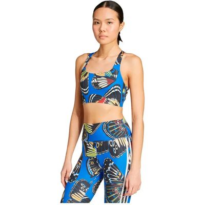 Adidas Soutien-gorge De Sport à Impact Moyen X Farm Black / Hi-Res Blue / Lush Red M - Publicité Adidas Soutien-gorge De Sport à Impact Moyen X Farm Black / Hi-Res Blue / Lush Red M - Publicité