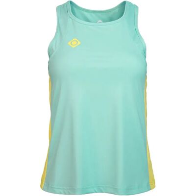 Izas Top De Sport Cantal Fair Aqua / Light Yellow XS - Publicité Izas Top De Sport Cantal Fair Aqua / Light Yellow XS - Publicité
