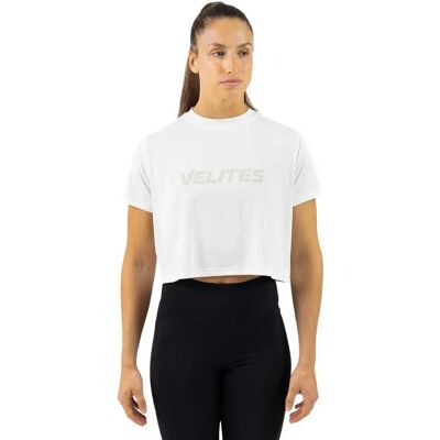 Velites T-shirt à Manches Courtes Crop Holo White XS - Publicité Velites T-shirt à Manches Courtes Crop Holo White XS - Publicité