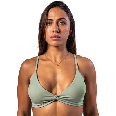 Nebbia Soutien-gorge De Sport Medium-support Twist-knot 423 Light Green L - Publicité Nebbia Soutien-gorge De Sport Medium-support Twist-knot 423 Light Green L - Publicité