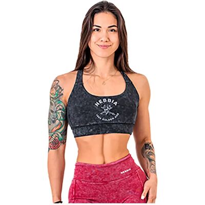 Nebbia Soutien-gorge De Sport Washed Medium-support Golden Age 778 Black XS - Publicité Nebbia Soutien-gorge De Sport Washed Medium-support Golden Age 778 Black XS - Publicité