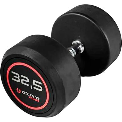 Olive Haltère Rubber Pro-style 32.5kg Black 32.5 kg - Publicité Olive Haltère Rubber Pro-style 32.5kg Black 32.5 kg - Publicité