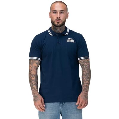 Lonsdale Polo à Manches Courtes Rhodes Dark Navy / Ecru L - Publicité Lonsdale Polo à Manches Courtes Rhodes Dark Navy / Ecru L - Publicité