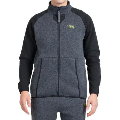 John Smith Sweat-shirt à Zip Anemo Anthracite Two-Tone Fabric M - Publicité John Smith Sweat-shirt à Zip Anemo Anthracite Two-Tone Fabric M - Publicité