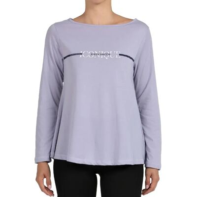 John Smith T-shirt à Manches Longues Diorita Lilac L - Publicité John Smith T-shirt à Manches Longues Diorita Lilac L - Publicité