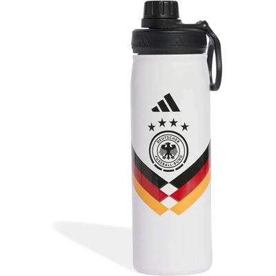 Adidas Bouteille Dfb Germany Metal White / Black One Size - Publicité Adidas Bouteille Dfb Germany Metal White / Black One Size - Publicité