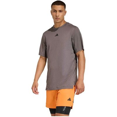 Adidas T-shirt à Manches Courtes D4t Power 3 Stripes Charcoal XL - Publicité Adidas T-shirt à Manches Courtes D4t Power 3 Stripes Charcoal XL - Publicité
