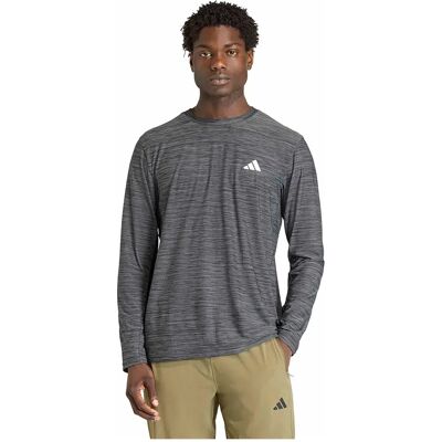 Adidas T-shirt à Manches Longues Workout Essentials Flex Black Melange S - Publicité Adidas T-shirt à Manches Longues Workout Essentials Flex Black Melange S - Publicité