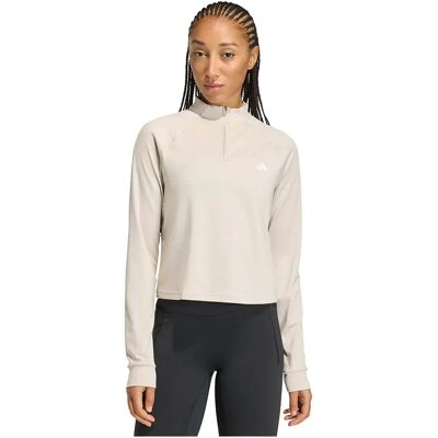 Adidas Sweat à Demi-zip Train Essentials Minimal Branding Cover Up Wonder Alumina XS - Publicité Adidas Sweat à Demi-zip Train Essentials Minimal Branding Cover Up Wonder Alumina XS - Publicité