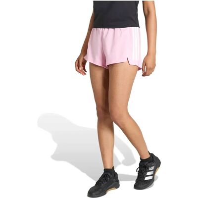 Adidas Short Hyperglam 3 Stripes Woven True Pink S - Publicité Adidas Short Hyperglam 3 Stripes Woven True Pink S - Publicité