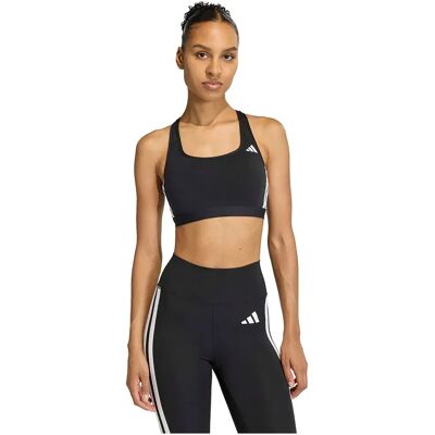 Adidas Soutien-gorge De Sport à Impact Moyen Optime Essentials Workout 3 Stripes Black / White L - Publicité Adidas Soutien-gorge De Sport à Impact Moyen Optime Essentials Workout 3 Stripes Black / White L - Publicité