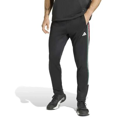 Adidas Joggers Workout Essentials All-set 3 Stripes Knit Black / Team Dark Green / White / Better Scarlet L - Publicité Adidas Joggers Workout Essentials All-set 3 Stripes Knit Black / Team Dark Green / White / Better Scarlet L - Publicité