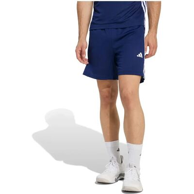 Adidas Short Workout Essentials Base 3 Stripes Pique 7´´ Dark Blue / White S - Publicité Adidas Short Workout Essentials Base 3 Stripes Pique 7´´ Dark Blue / White S - Publicité