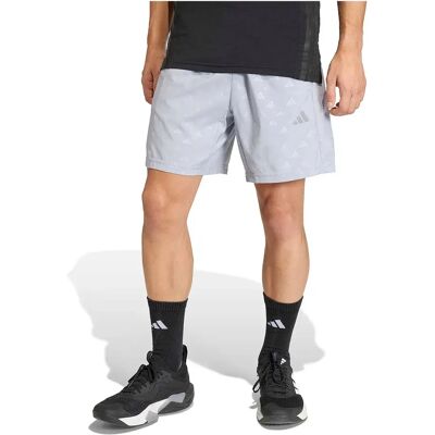 Adidas Short Workout Essentials Brandlove Woven 7´´ Halo Silver L - Publicité Adidas Short Workout Essentials Brandlove Woven 7´´ Halo Silver L - Publicité