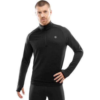 Siroko Sweat à Demi-zip Intuit Black 2XL - Publicité Siroko Sweat à Demi-zip Intuit Black 2XL - Publicité