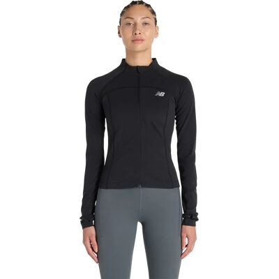 New Balance Sweat-shirt à Zip Harmony Fitted Black L - Publicité New Balance Sweat-shirt à Zip Harmony Fitted Black L - Publicité