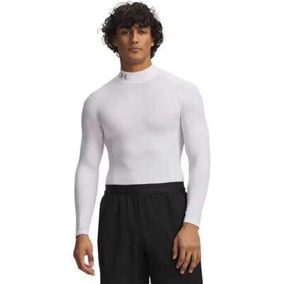 Under Armour T-shirt à Manches Longues Heatgear Elite Compression Mock White M - Publicité Under Armour T-shirt à Manches Longues Heatgear Elite Compression Mock White M - Publicité