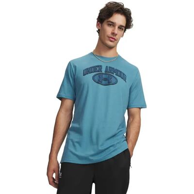 Under Armour T-shirt à Manches Courtes Locker Tag Blue S - Publicité Under Armour T-shirt à Manches Courtes Locker Tag Blue S - Publicité