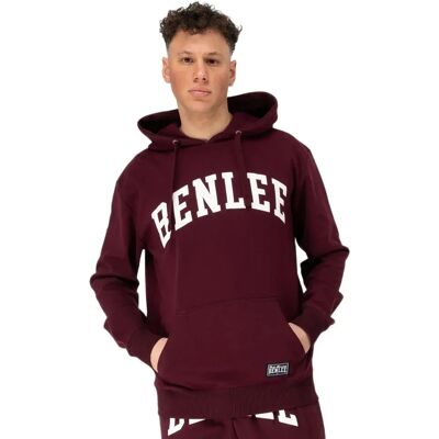 Benlee Sweat à Capuche Ayden Oxblood / White S - Publicité Benlee Sweat à Capuche Ayden Oxblood / White S - Publicité