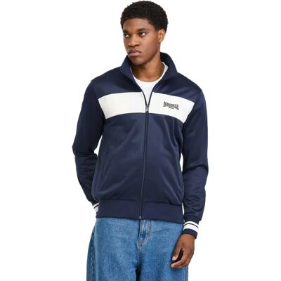 Lonsdale Sweat-shirt à Zip Meols Dark Navy / Ecru 3XL - Publicité Lonsdale Sweat-shirt à Zip Meols Dark Navy / Ecru 3XL - Publicité