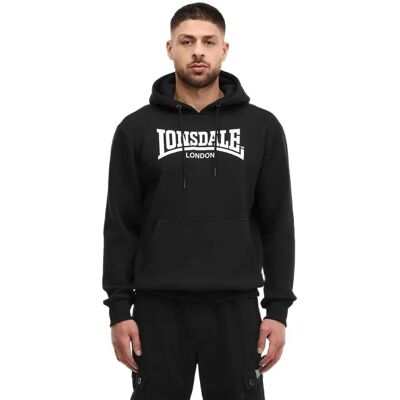 Lonsdale Sweat à Capuche Bickington Black / White M - Publicité Lonsdale Sweat à Capuche Bickington Black / White M - Publicité