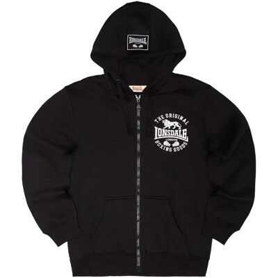 Lonsdale Sweat-shirt à Zip Seghill Black / White M - Publicité Lonsdale Sweat-shirt à Zip Seghill Black / White M - Publicité