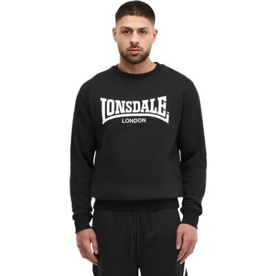 Lonsdale Sweat-shirt Welham Black / White L - Publicité Lonsdale Sweat-shirt Welham Black / White L - Publicité