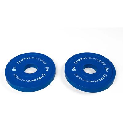 Olive Disque De Poids Olympic Fractional 2kg 2 Unités Blue 2 kg - Publicité Olive Disque De Poids Olympic Fractional 2kg 2 Unités Blue 2 kg - Publicité