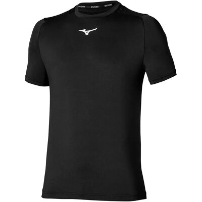 Mizuno T-shirt à Manches Courtes Black×Black M - Publicité Mizuno T-shirt à Manches Courtes Black×Black M - Publicité