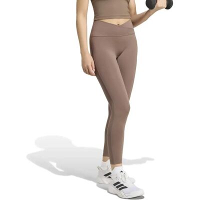 Adidas Leggings 7/8 3 Stripes Studio All Me X-over Earth Strata XL - Publicité Adidas Leggings 7/8 3 Stripes Studio All Me X-over Earth Strata XL - Publicité