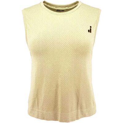 Joluvi T-shirt Sans Manches Mia Croptop Light Yellow M - Publicité Joluvi T-shirt Sans Manches Mia Croptop Light Yellow M - Publicité