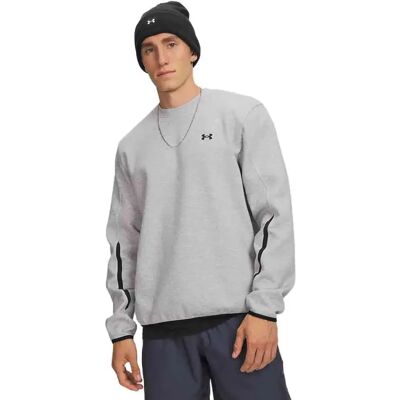 Under Armour Sweat-shirt Unstoppable Fleece Crew Gray / Black M - Publicité Under Armour Sweat-shirt Unstoppable Fleece Crew Gray / Black M - Publicité