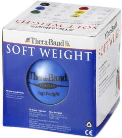 Theraband Soft Weight Medicine Ball 2.5kg Bleu 2.5 kg