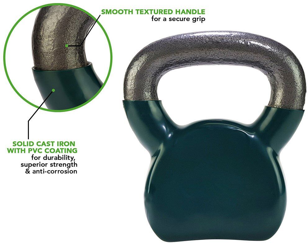 Tunturi Kettlebells With Vynil 8kg Noir 8 kg