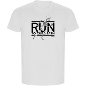 Kruskis Run To The Death Eco Short Sleeve T-shirt Blanc L Homme - Publicité